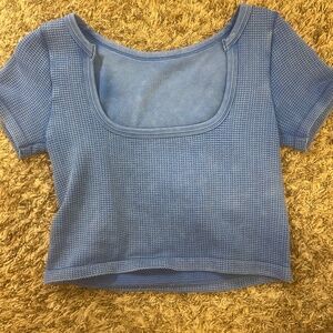 altar’d state blue crop top